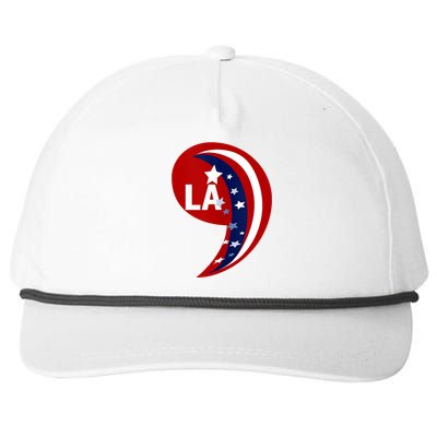 Comma La Kamala Harris 2024 Blue Comfort Aka Snapback Five-Panel Rope Hat