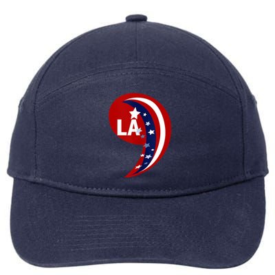 Comma La Kamala Harris 2024 Blue Comfort Aka 7-Panel Snapback Hat