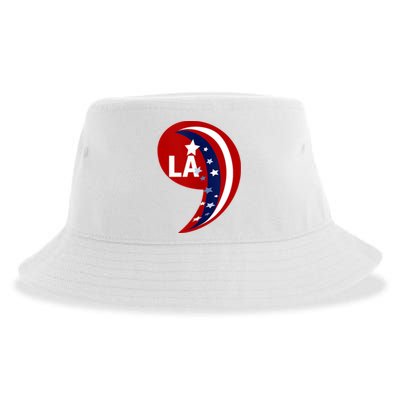 Comma La Kamala Harris 2024 Blue Comfort Aka Sustainable Bucket Hat