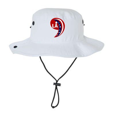 Comma La Kamala Harris 2024 Blue Comfort Aka Legacy Cool Fit Booney Bucket Hat