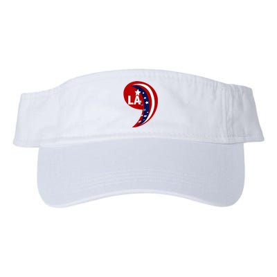 Comma La Kamala Harris 2024 Blue Comfort Aka Valucap Bio-Washed Visor