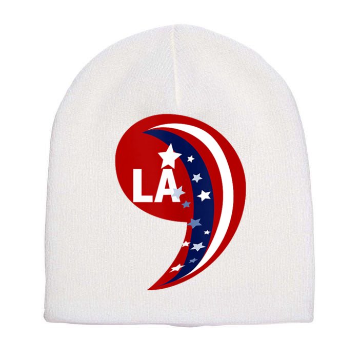 Comma La Kamala Harris 2024 Blue Comfort Aka Short Acrylic Beanie