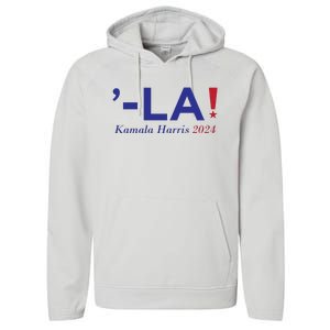 Comma La Kamala  Harris 2024 Performance Fleece Hoodie