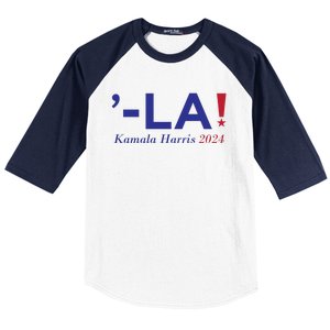 Comma La Kamala  Harris 2024 Baseball Sleeve Shirt