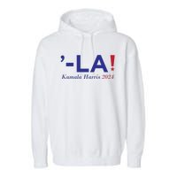 Comma La Kamala  Harris 2024 Garment-Dyed Fleece Hoodie