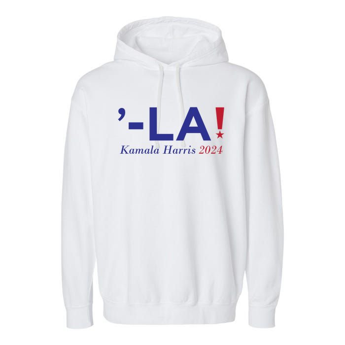 Comma La Kamala  Harris 2024 Garment-Dyed Fleece Hoodie