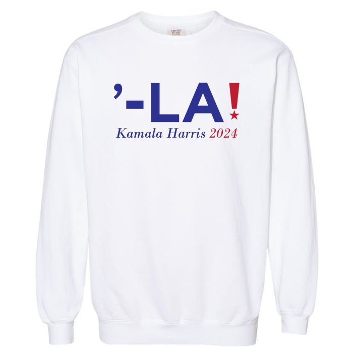 Comma La Kamala  Harris 2024 Garment-Dyed Sweatshirt