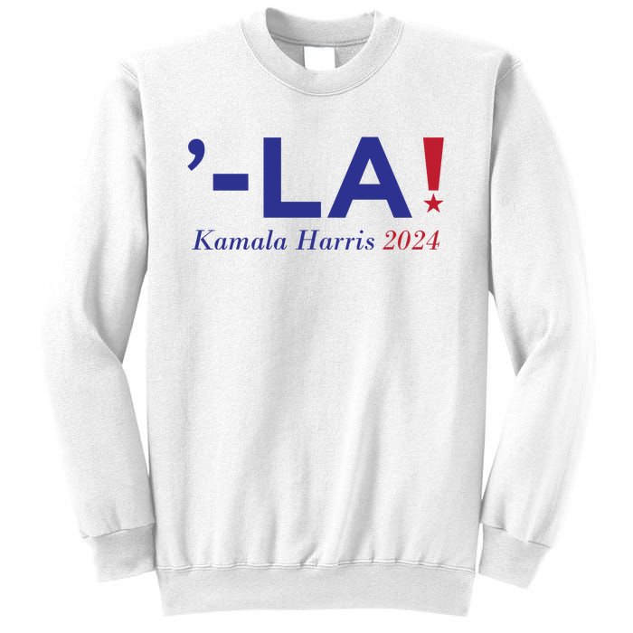 Comma La Kamala  Harris 2024 Sweatshirt