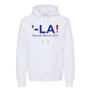 Comma La Kamala  Harris 2024 Premium Hoodie