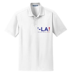 Comma La Kamala  Harris 2024 Dry Zone Grid Polo