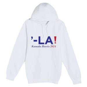 Comma La Kamala  Harris 2024 Premium Pullover Hoodie