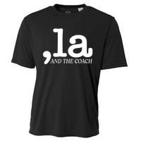 Comma La Kamala Harris Tim Walz Coach 2024 La Comma Cooling Performance Crew T-Shirt