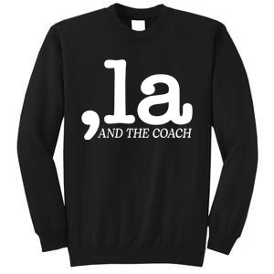 Comma La Kamala Harris Tim Walz Coach 2024 La Comma Sweatshirt