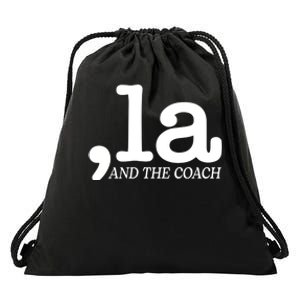 Comma La Kamala Harris Tim Walz Coach 2024 La Comma Drawstring Bag