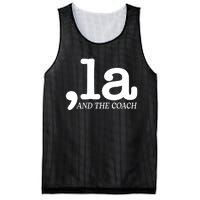 Comma La Kamala Harris Tim Walz Coach 2024 La Comma Mesh Reversible Basketball Jersey Tank