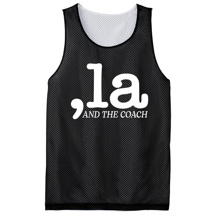 Comma La Kamala Harris Tim Walz Coach 2024 La Comma Mesh Reversible Basketball Jersey Tank