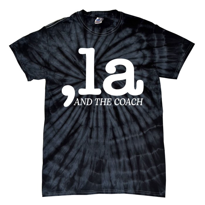 Comma La Kamala Harris Tim Walz Coach 2024 La Comma Tie-Dye T-Shirt