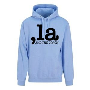 Comma La Kamala Harris Tim Walz Coach 2024 La Comma Unisex Surf Hoodie