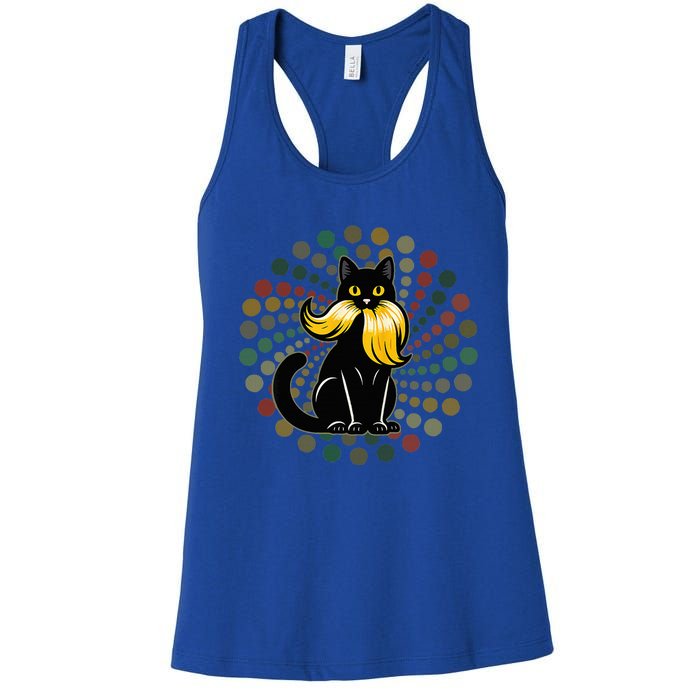 Cat Ladies Kamala Harris Anti Trump Humor Election 2024 Women's Racerback Tank