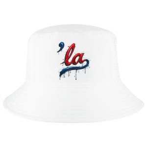 Comma La Kamala Harris 2024 Madam President Vote Kamala Cool Comfort Performance Bucket Hat