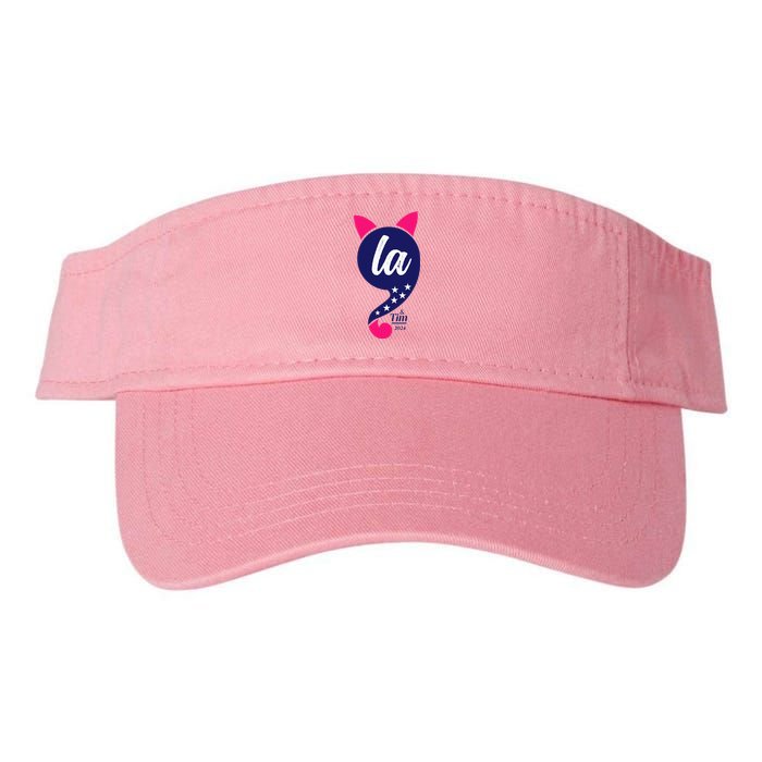 Comma La Kamala Harris 2024 For President Election Valucap Bio-Washed Visor