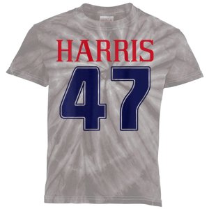 Comma La Kamala Harris 2024 Madam President Vote Kamala Kids Tie-Dye T-Shirt