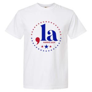 Comma La Kamala Harris For President 2024 Funny Kamala Us Garment-Dyed Heavyweight T-Shirt