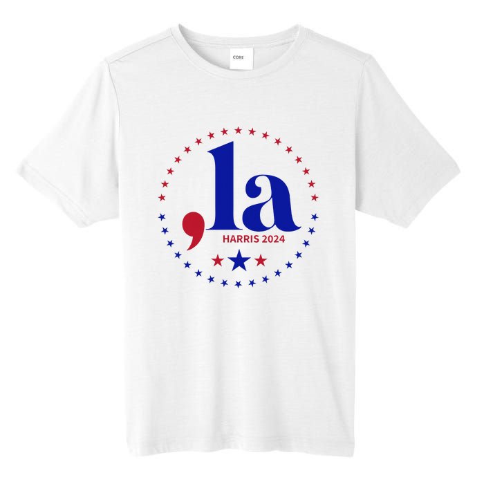 Comma La Kamala Harris For President 2024 Funny Kamala Us Tall Fusion ChromaSoft Performance T-Shirt