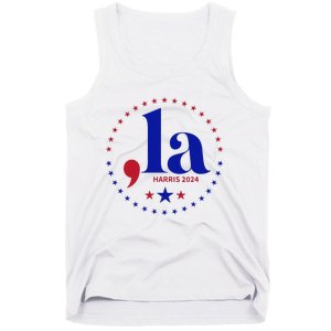 Comma La Kamala Harris For President 2024 Funny Kamala Us Tank Top