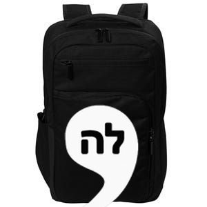 Comma La Kamala Hebrew Alphabet Cute Impact Tech Backpack