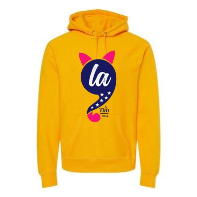 Comma La Kamala Harris 2024 For President Election Premium Hoodie