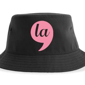 Comma + La Kamala Harris For President 2024 Election Sustainable Bucket Hat