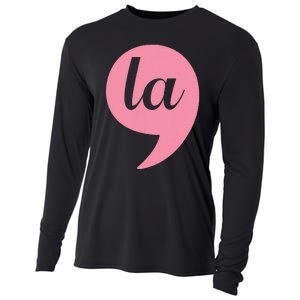 Comma + La Kamala Harris For President 2024 Election Cooling Performance Long Sleeve Crew