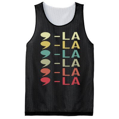 Comma La Kamala Harris President 2024 Mesh Reversible Basketball Jersey Tank