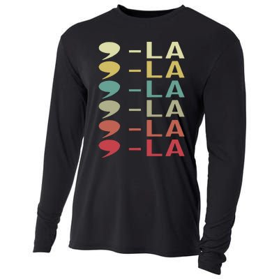 Comma La Kamala Harris President 2024 Cooling Performance Long Sleeve Crew