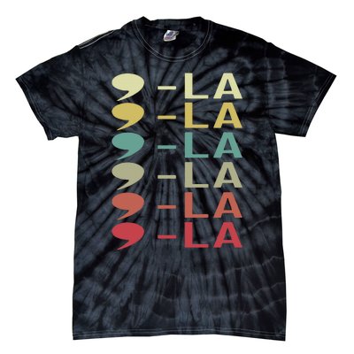 Comma La Kamala Harris President 2024 Tie-Dye T-Shirt