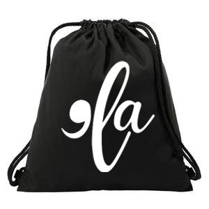 Comma La Kamala Harris Vote 2024 Election Drawstring Bag