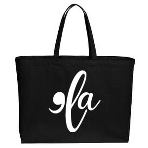 Comma La Kamala Harris Vote 2024 Election Cotton Canvas Jumbo Tote