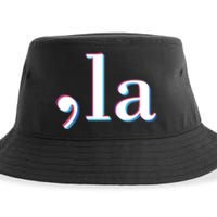 Comma La Kamala Harris Funny Sustainable Bucket Hat