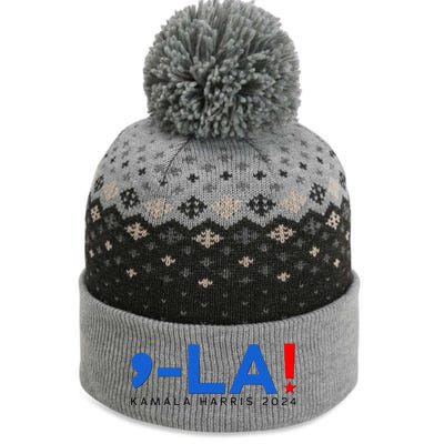 Comma La Kamala Harris 2024 The Baniff Cuffed Pom Beanie