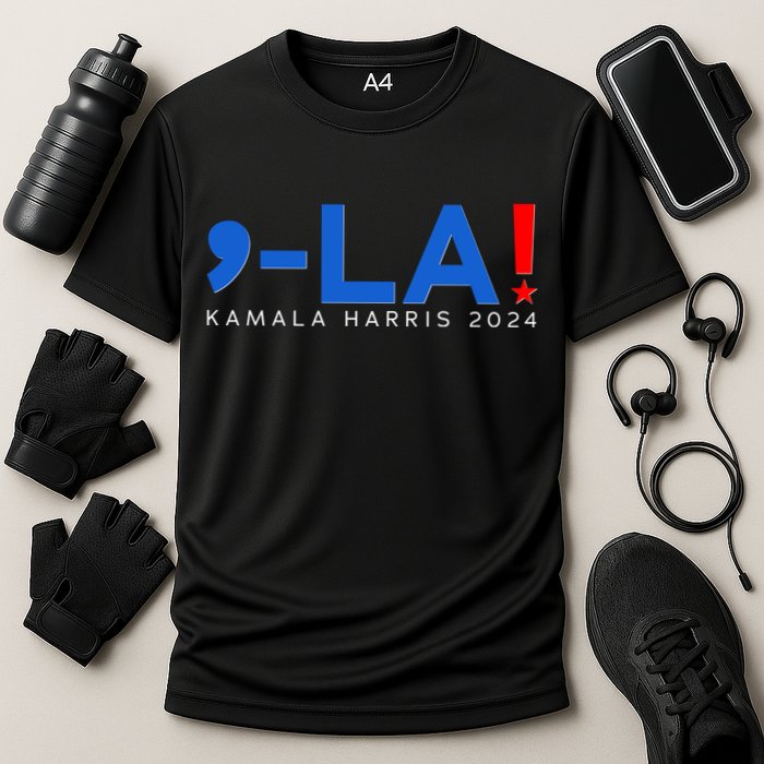 Comma La Kamala Harris 2024 Cooling Performance Crew T-Shirt