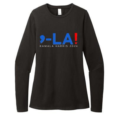 Comma La Kamala Harris 2024 Womens CVC Long Sleeve Shirt