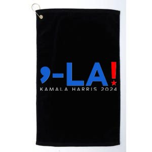 Comma La Kamala Harris 2024 Platinum Collection Golf Towel