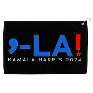 Comma La Kamala Harris 2024 Grommeted Golf Towel