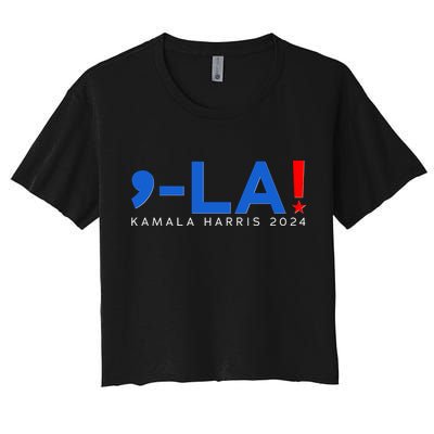 Comma La Kamala Harris 2024 Crop Top