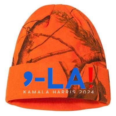 Comma La Kamala Harris 2024 Kati Licensed 12" Camo Beanie