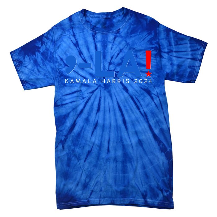 Comma La Kamala Harris 2024 Tie-Dye T-Shirt