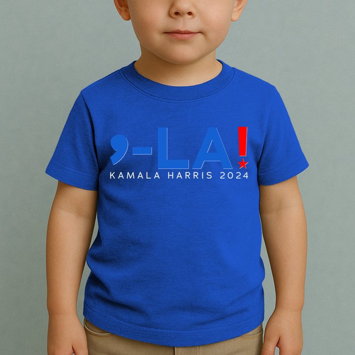 Comma La Kamala Harris 2024 Toddler T-Shirt