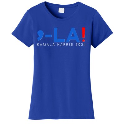 Comma La Kamala Harris 2024 Women's T-Shirt