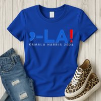 Comma La Kamala Harris 2024 Womens T-Shirt
